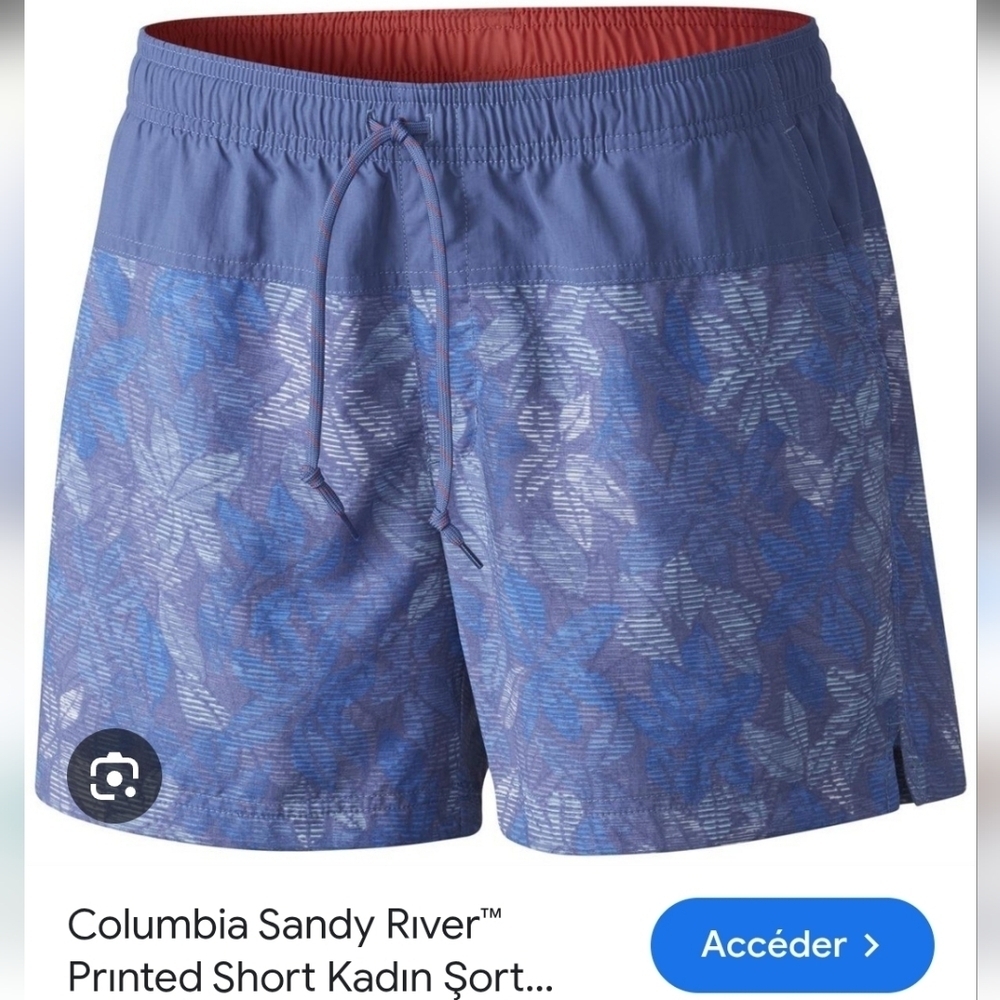 NWOT Columbia Sandy River Printed Women Short Sz M
